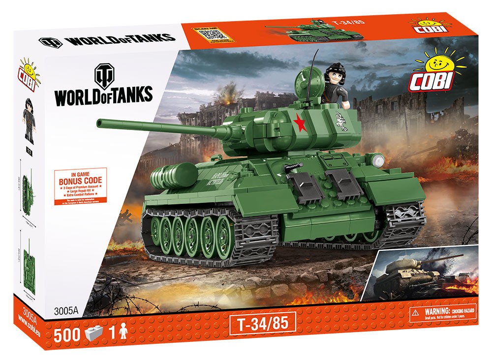 Klocki World Of Tanks T34/85