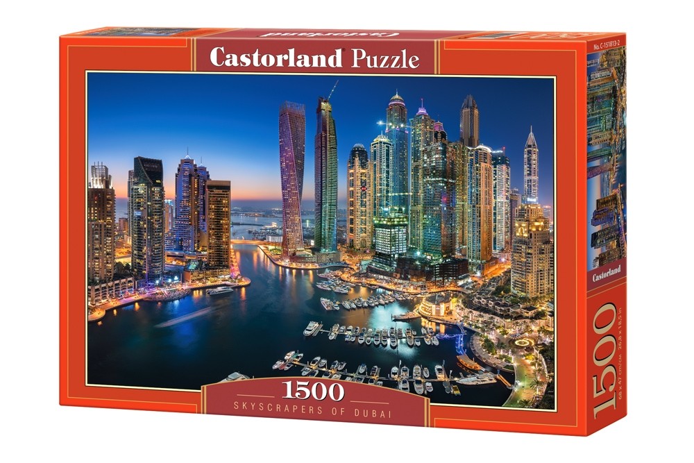 Puzzle 1500 elementów Drapacze chmur Dubaj