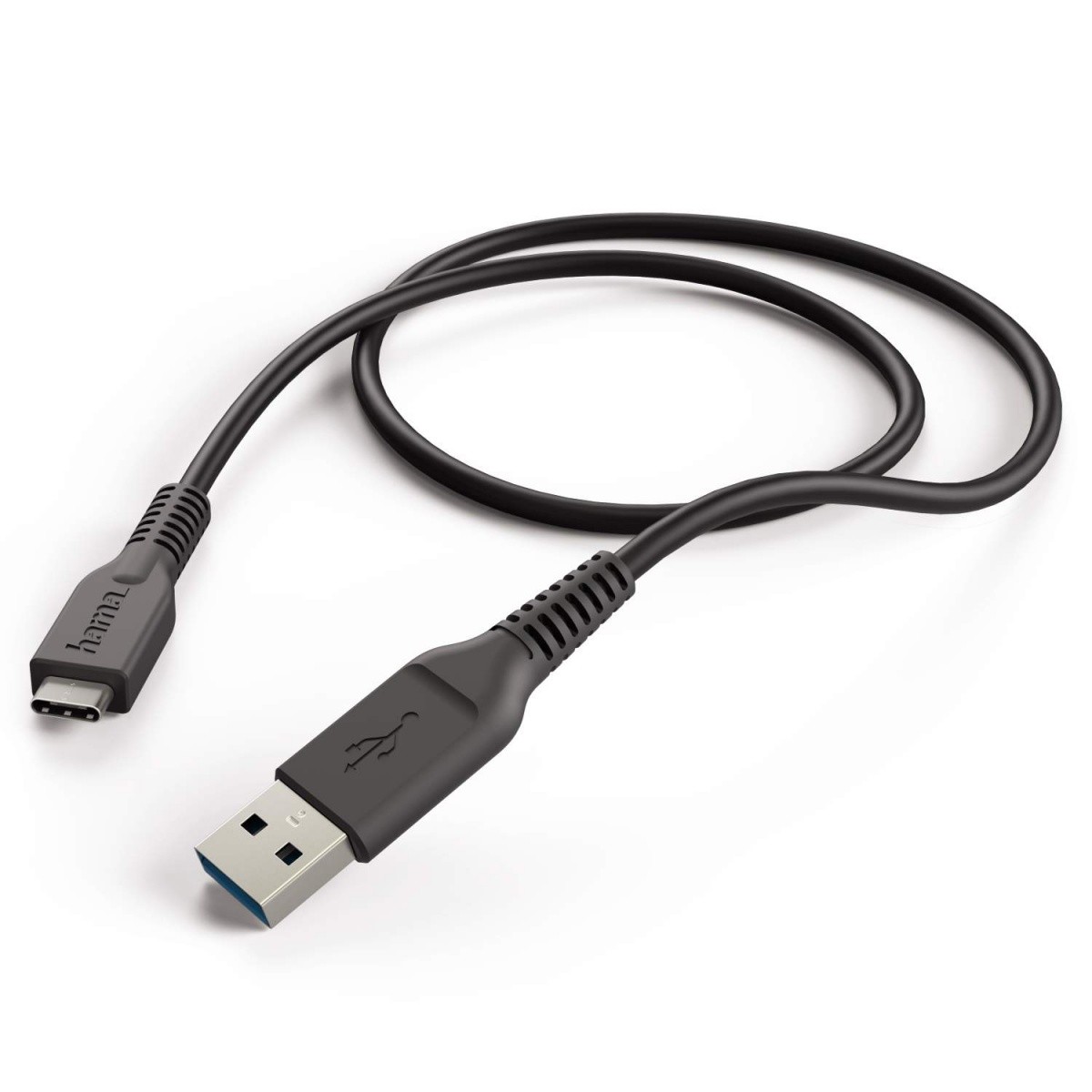 Kabel ładujący Data Typ-C USB-3.1 1m czarny