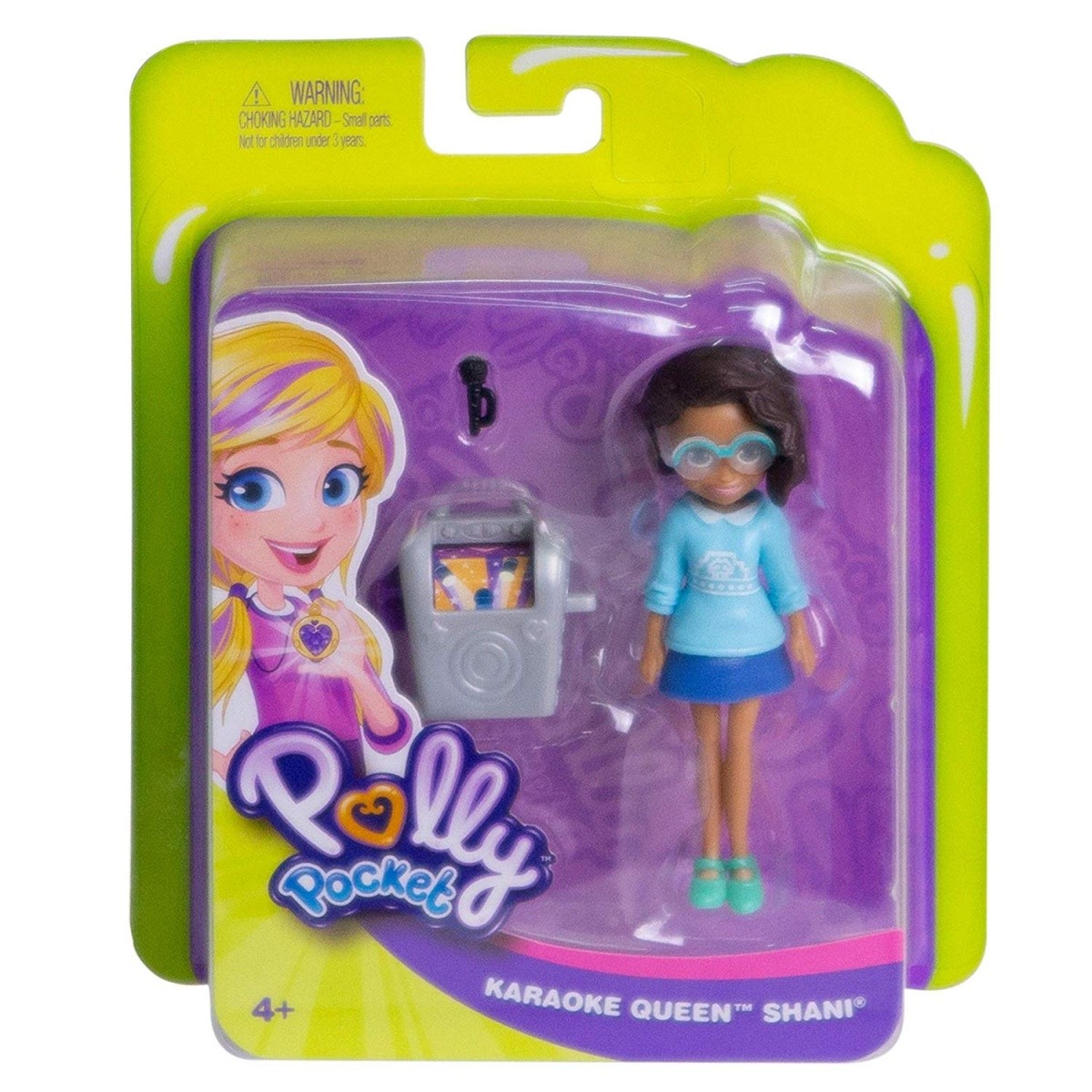 Figurka  Polly Pocket + zestaw do karaoke