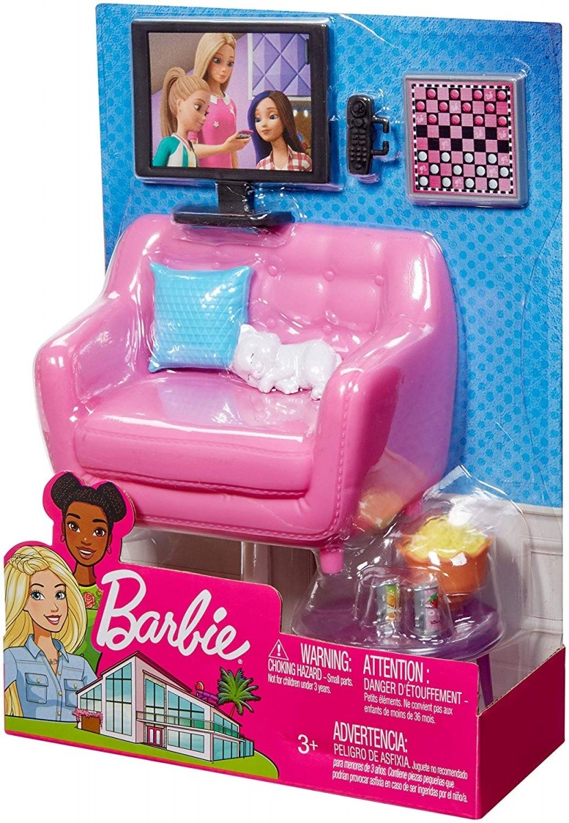 Mebelki do salonu Barbie