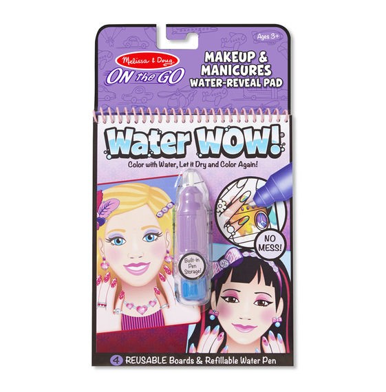 Kolorowanka Water Wow! Makijaż i manicure