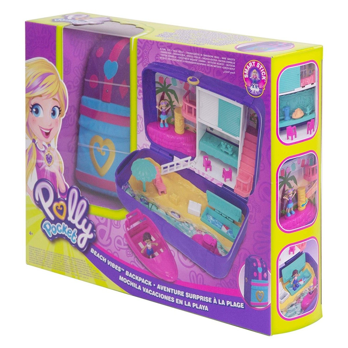 Figurki Polly Pocket Ukryte Miejsca - Zabawa na plaży