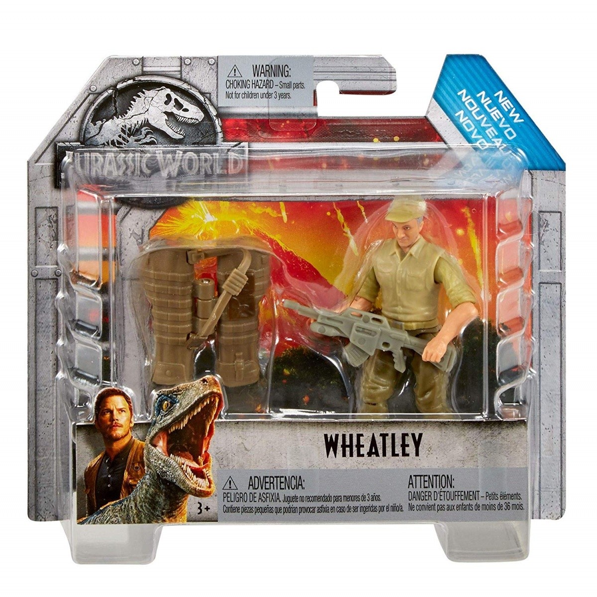 Figurka Jurassic World - Ken Wheatley z bronią