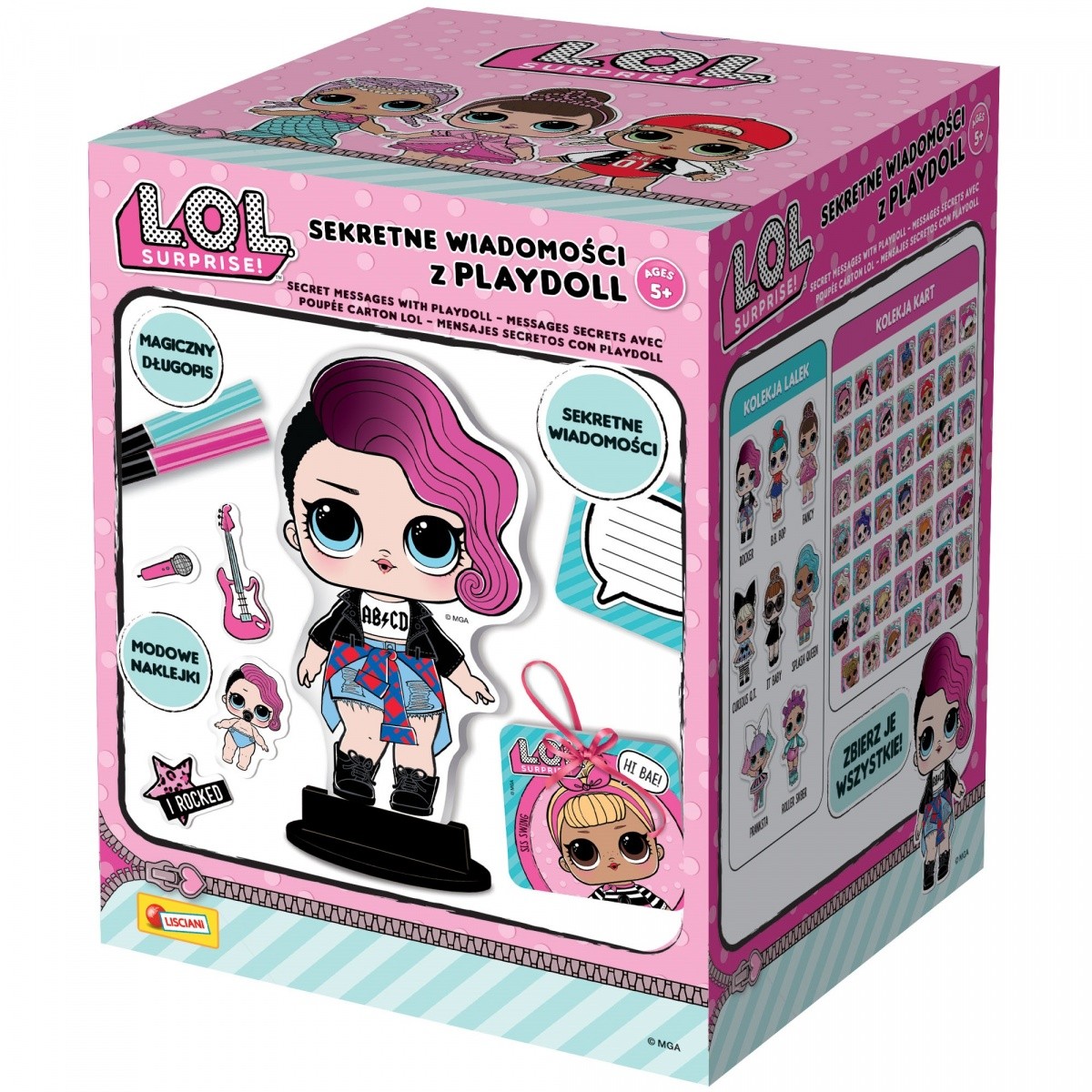 Zestaw kreatywny L.O.L. Surprise Sekretne wiadomości z Playdoll