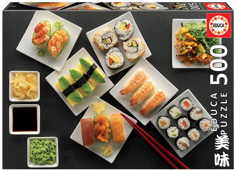Puzzle 500 elementów Sushi