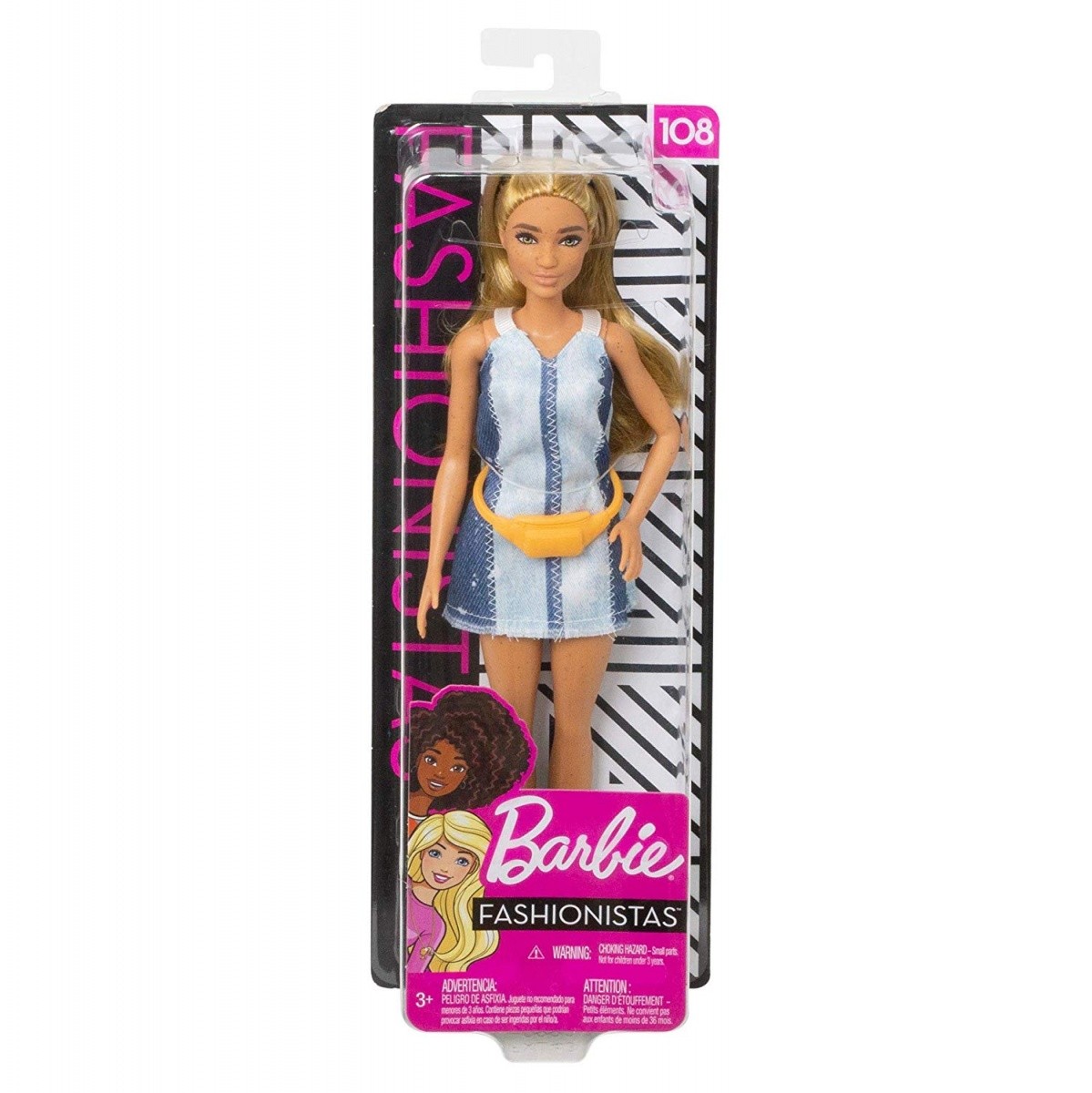 Lalka Barbie Fashionistas Modne Przyjaciółki blond włosy