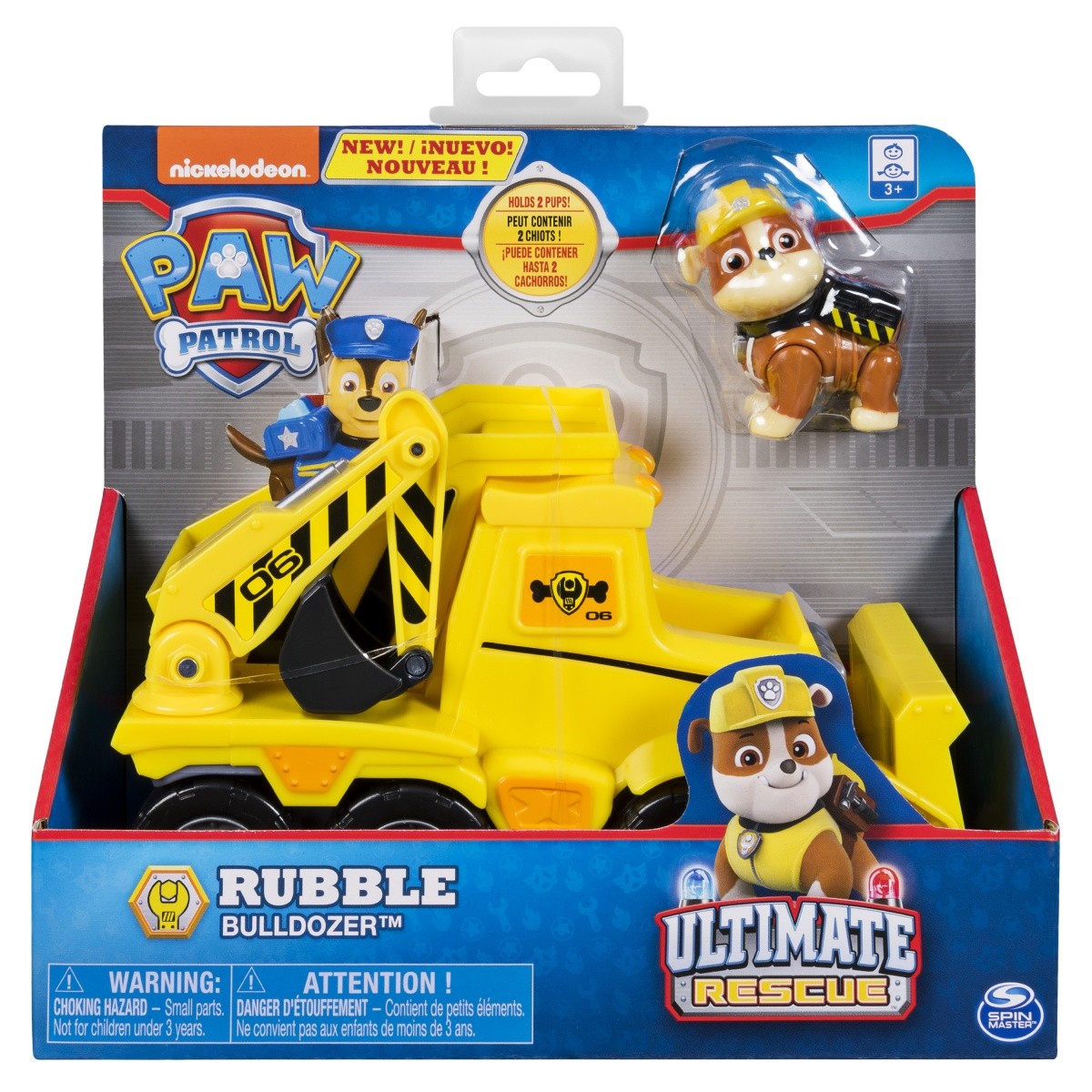 Figurka z pojazdem Psi Patrol Ultimate Rescue, Rubble