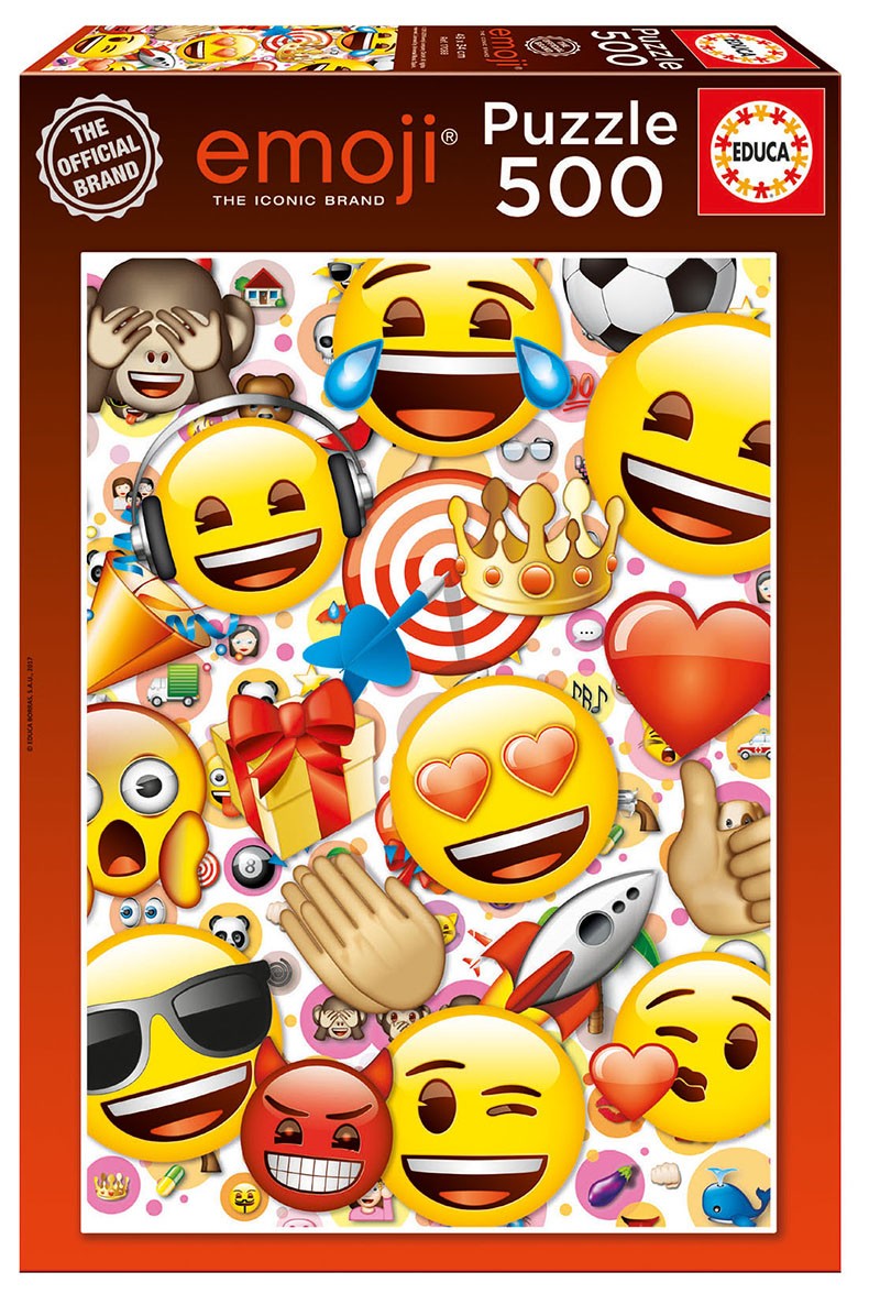 Puzzle 500 elementów Emoji