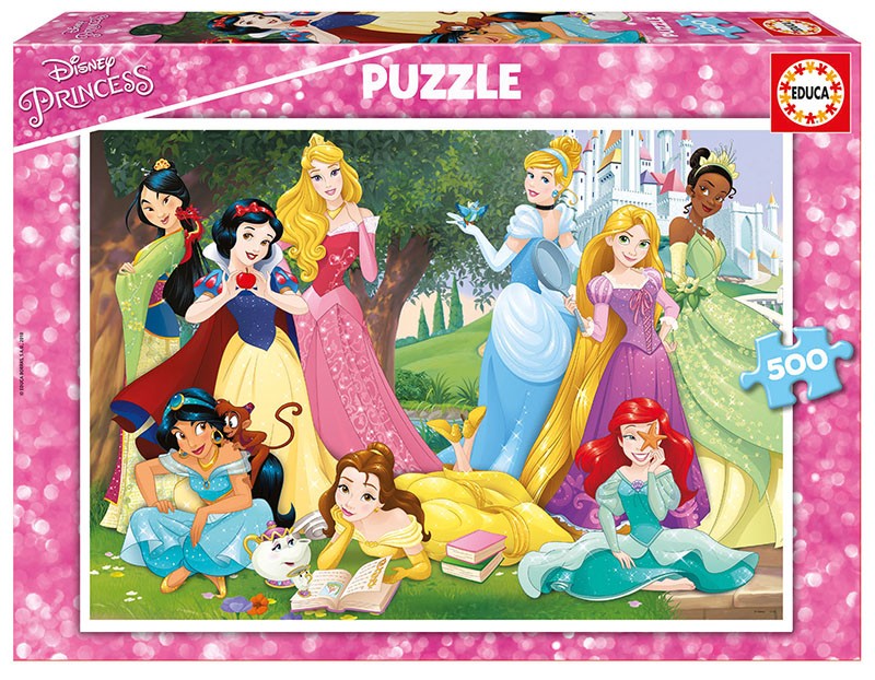 Puzzle 500 elementów Księżniczki Disney