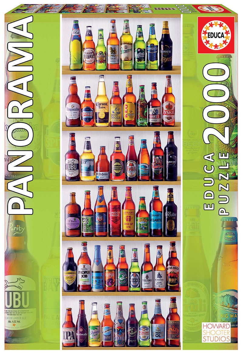 Puzzle 2000 elementów Świat piw