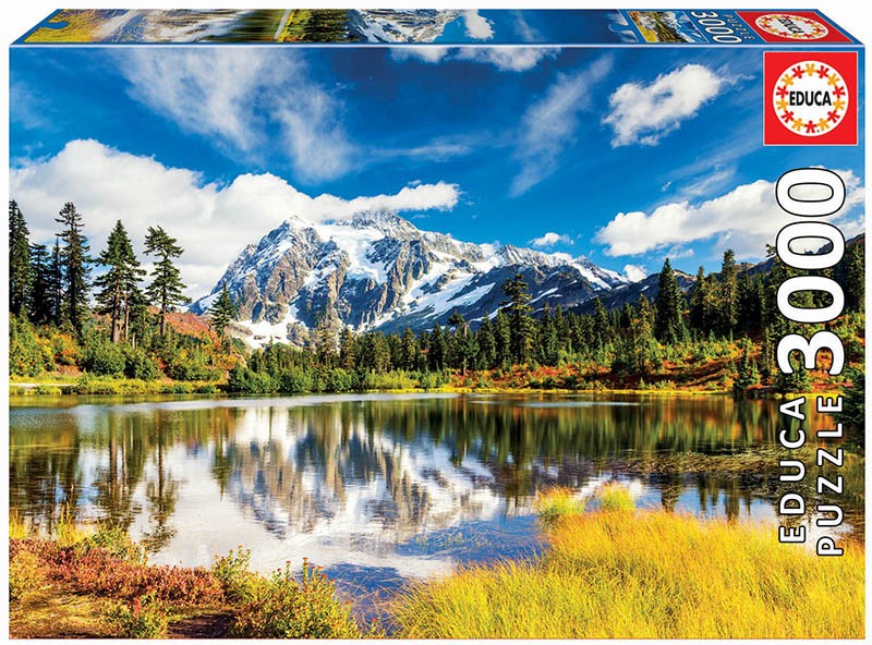 Puzzle 3000 elementów Góra Shuksan, Waszyngton USA