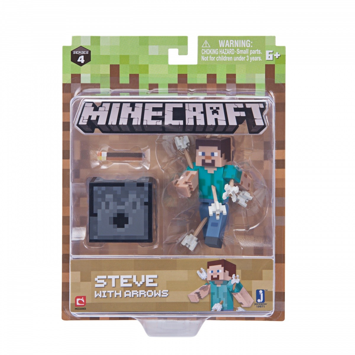 Figurka Minecraft - Steve ze strzałami