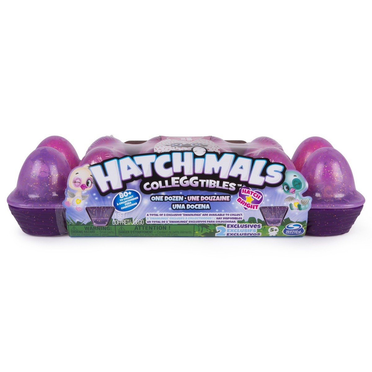 Figurki Hatchimals 12-pak Jajko seria 4