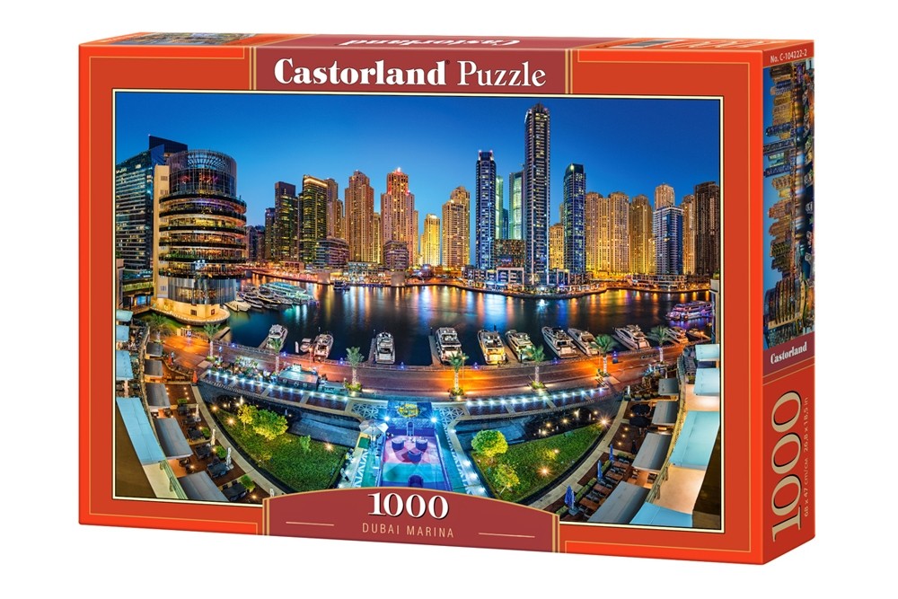 Puzzle 1000 elementów - Przystań w Dubaju