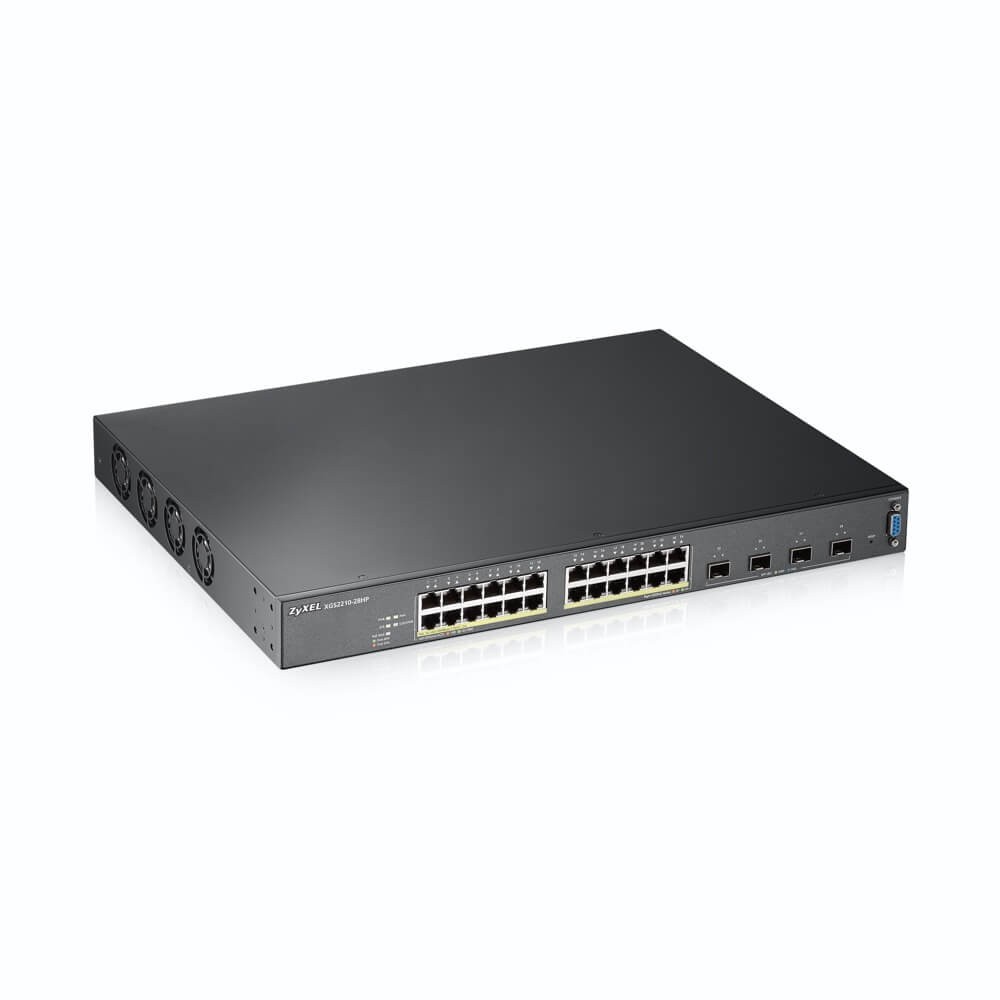 Przełącznik XGS2210-28HP 24 port Gigabit L2 managed PoE+ 375W 4x10G 