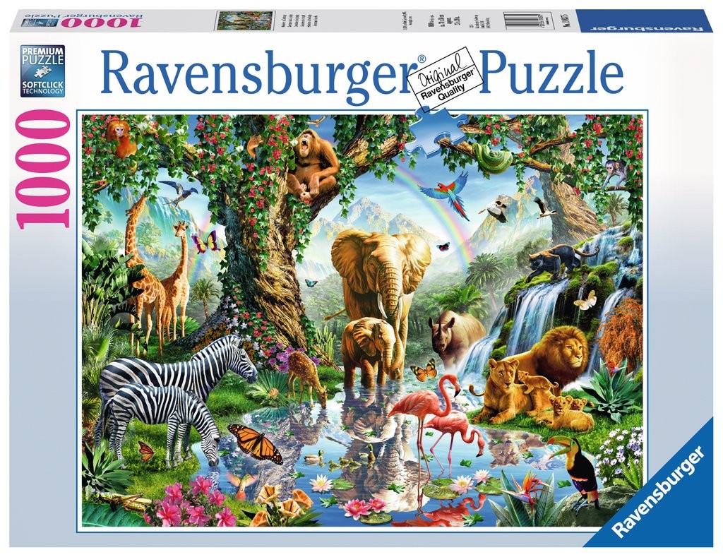 Puzzle 1000 elementów Przygoda w dżungli