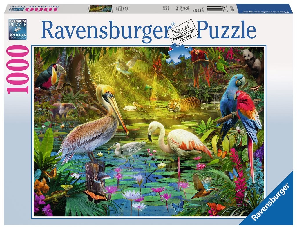 Puzzle 1000 elementów Ptasi Raj