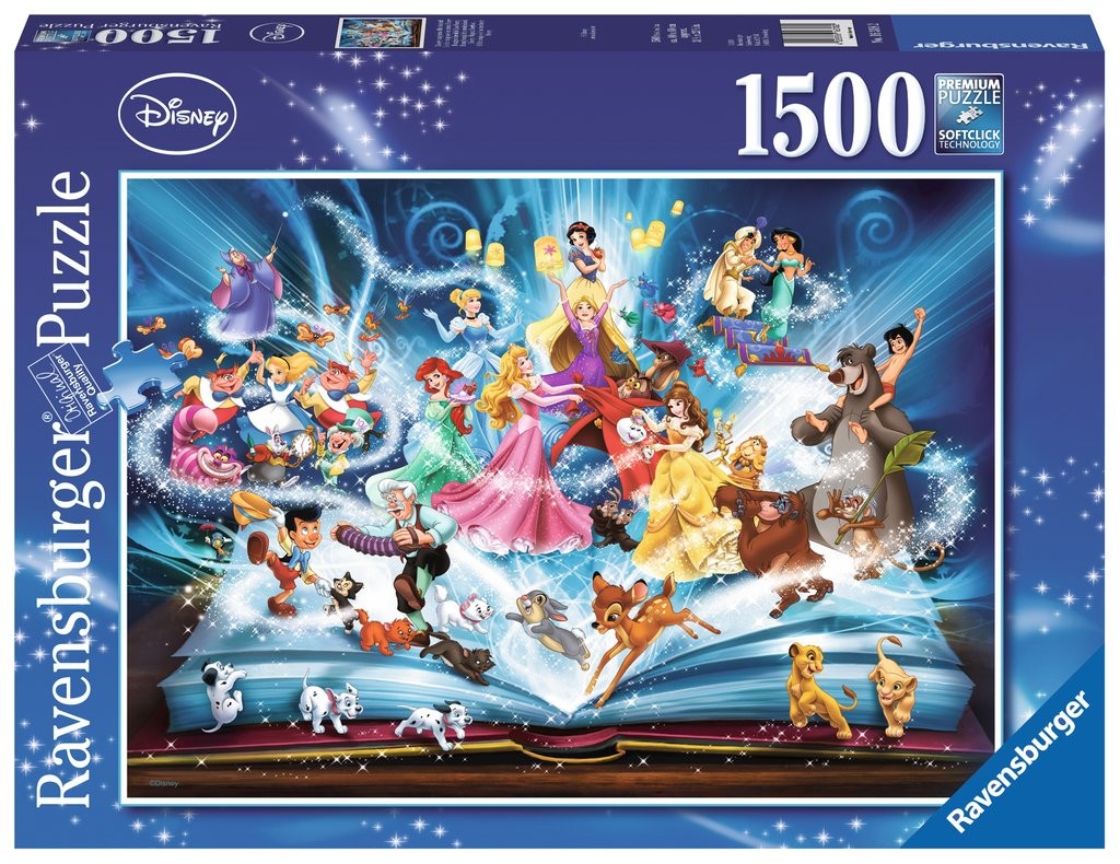 Puzzle 1500 elementów Magiczne bajki Disneya