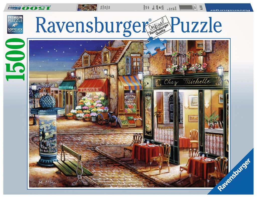 Puzzle 1500 elementów Sekretny zakątek Paryża