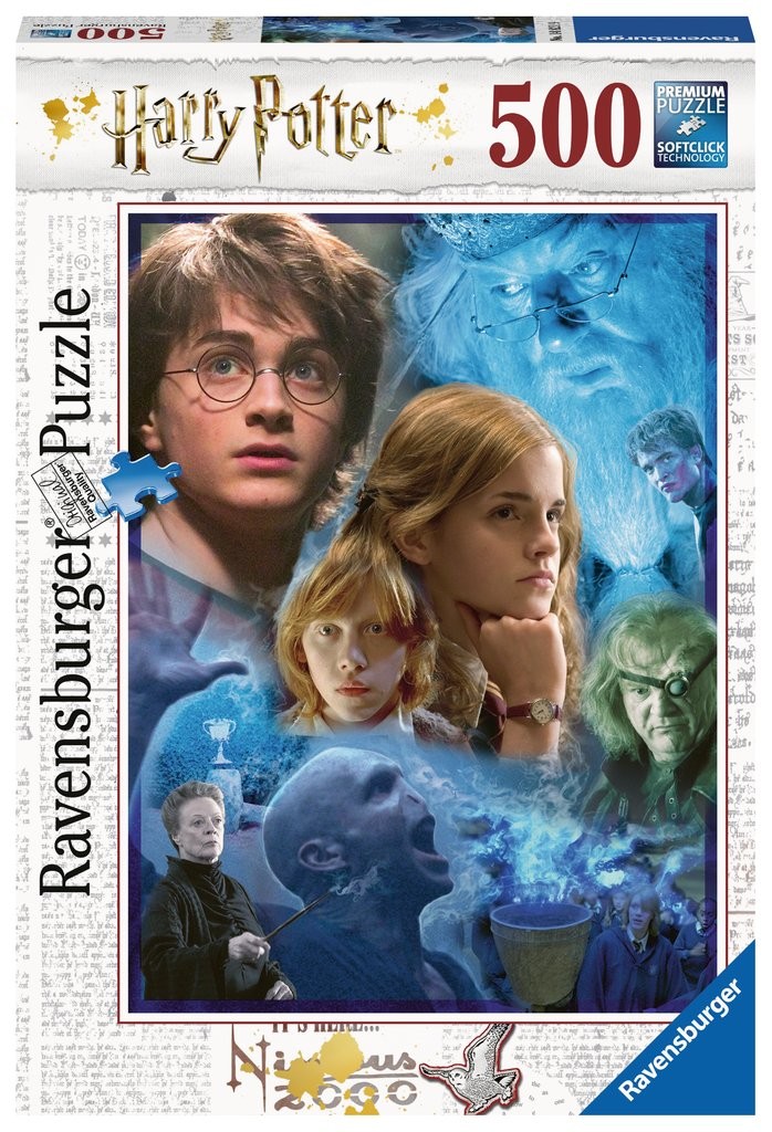 Puzzle 500 elementów - Harry Potter w Hogwarcie