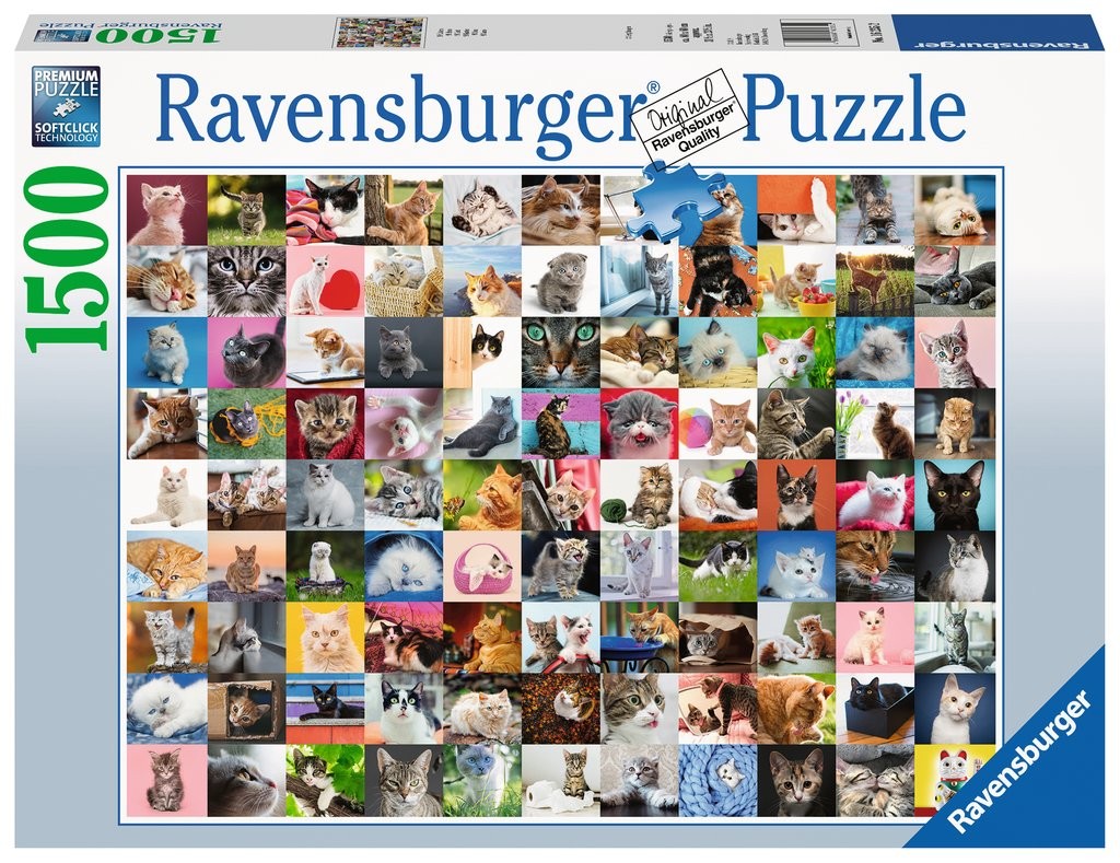 Puzzle 1500 elementów 99 Kotów