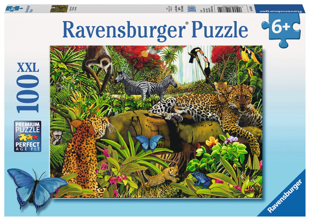 Puzzle 100 elementów XXL - Dzika Dżungla