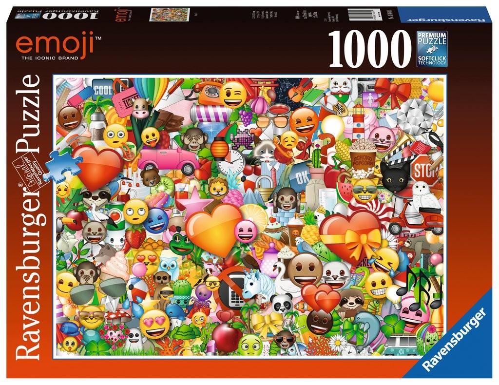 Puzzle 1000 elementów Emoji