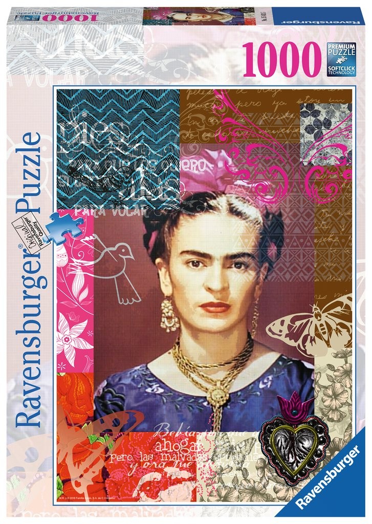 Puzzle 1000 elementów Frida Kahlo - Portret