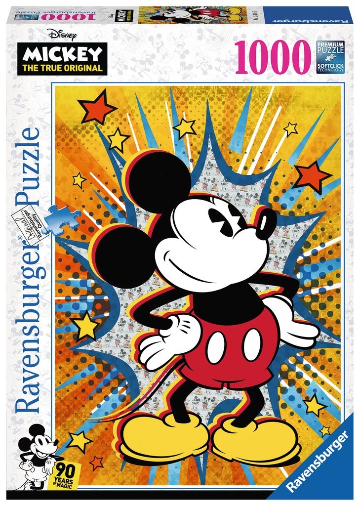 Puzzle 1000 elementów Retro Mickey