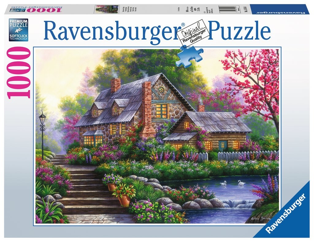 Puzzle 1000 elementów Romantyczny domek