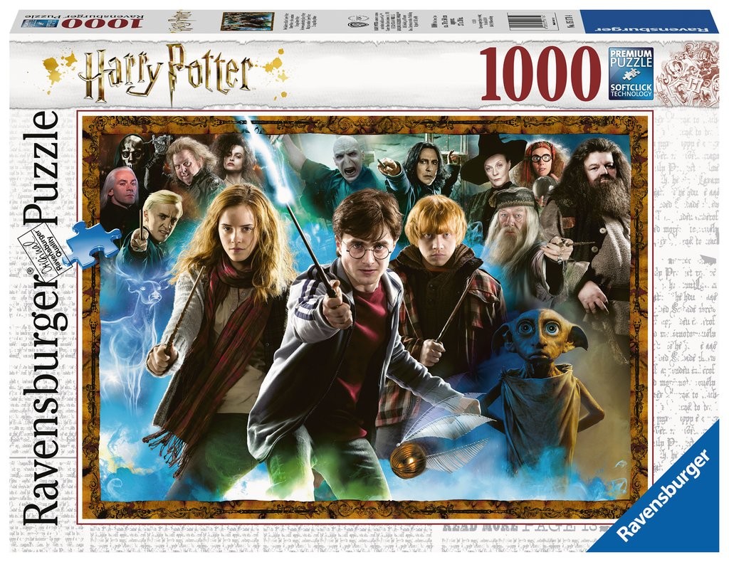 Puzzle 1000 elementów Harry Potter