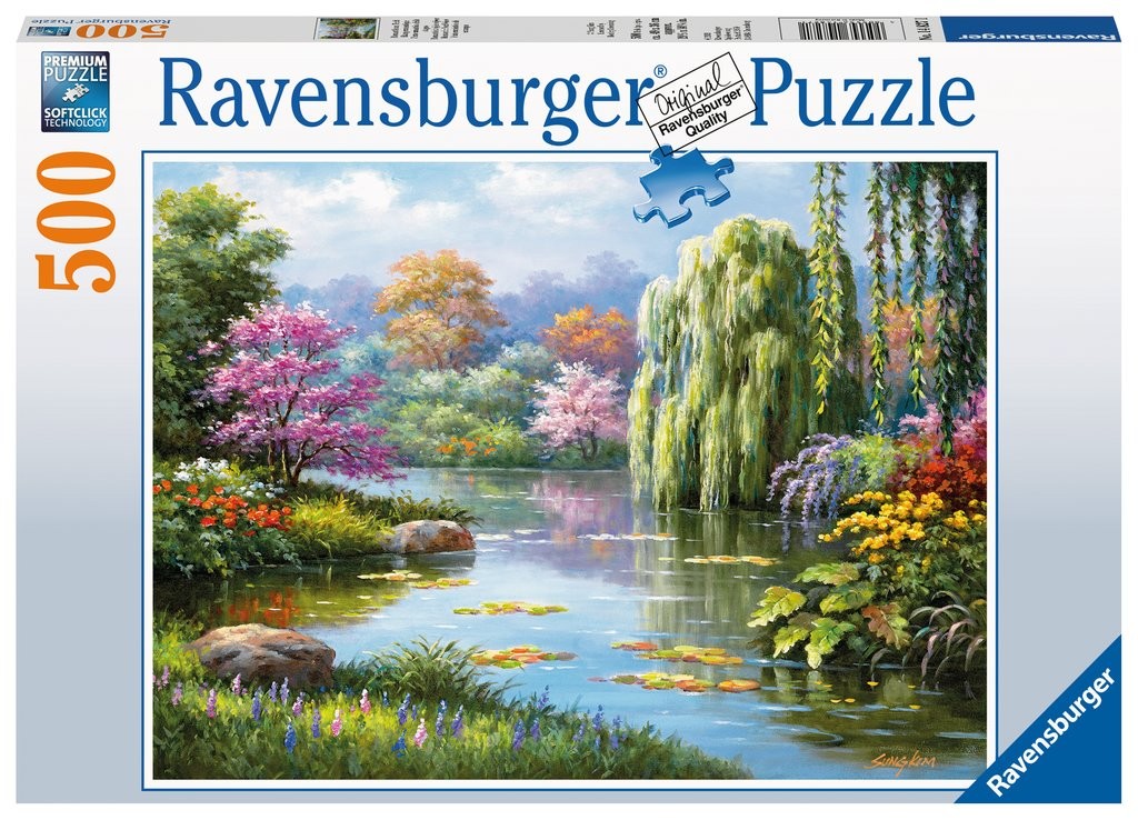 Puzzle 500 elemenetów Romantyczny staw