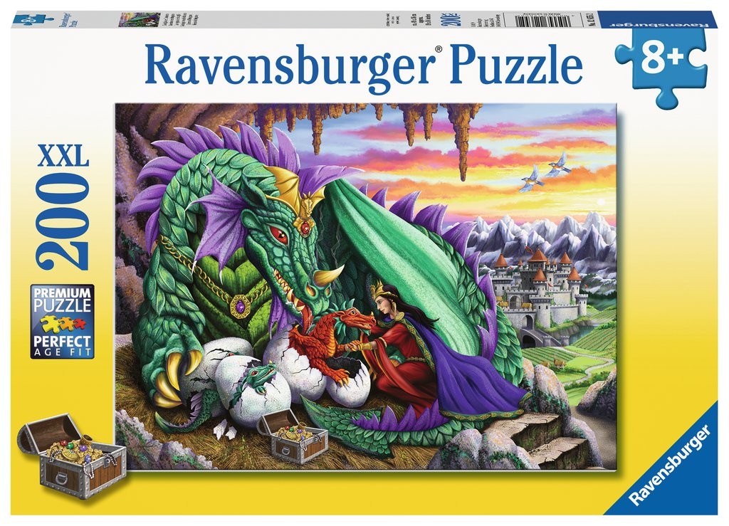 Puzzle 200 elementów - Królowa smoków