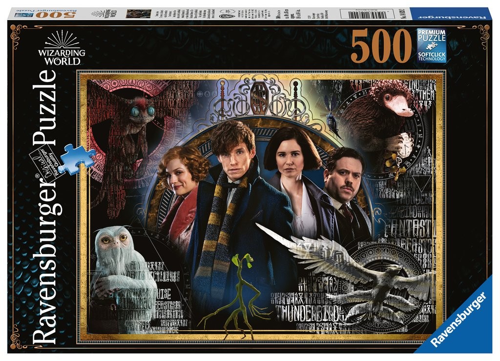 Puzzle 500 elementów Harry Potter Fantastyczne zwierzęta