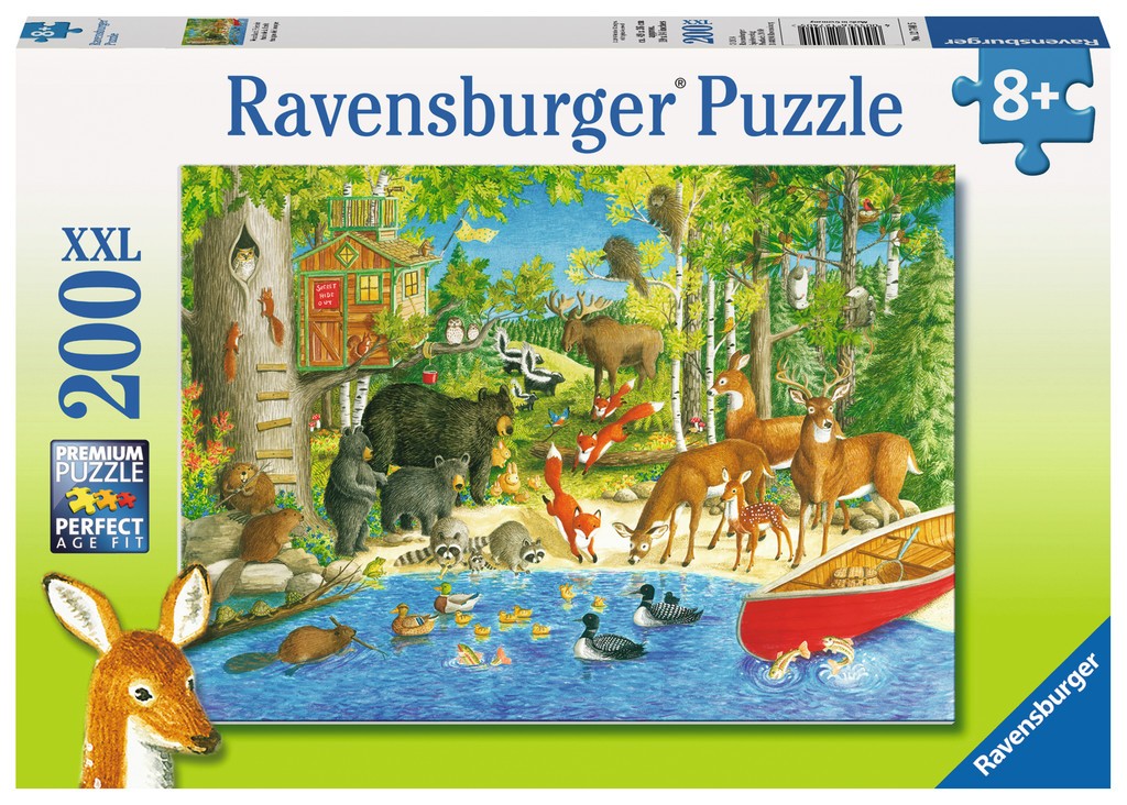 Puzzle 200 elementów - Leśni przyjaciele