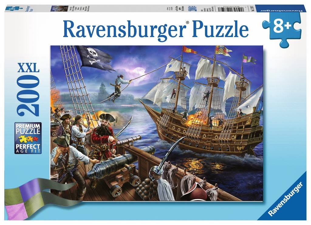 Puzzle 200 elementów - Walka piratów