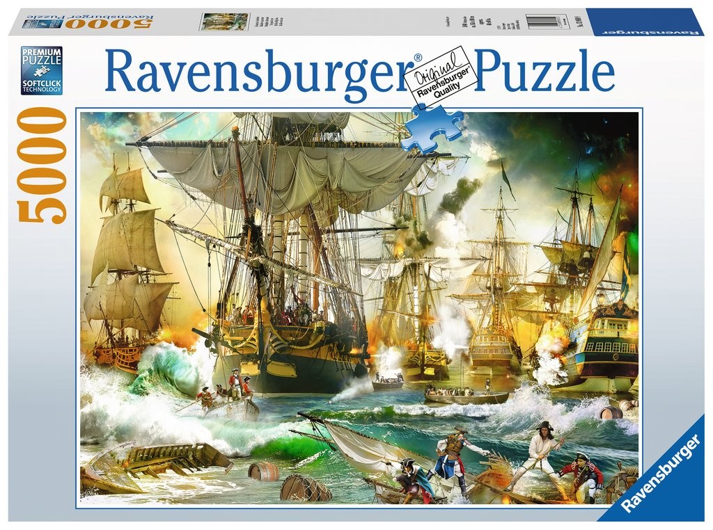 Puzzle 5000 elementów Bitwa na morzu