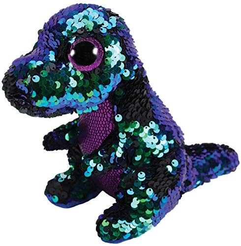 Maskotka TY Beanie Boos Flippables - Cekinowy dinozaur 15 cm