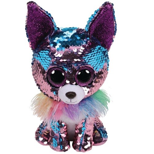 Maskotka TY Beanie Boos Flippables - Cekinowy Chihuahua 24 cm