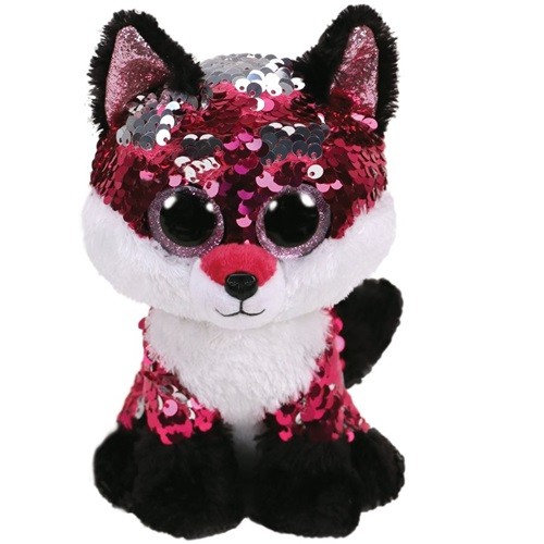 Maskotka TY Beanie Boos Flippables - Cekinowy lis 24 cm