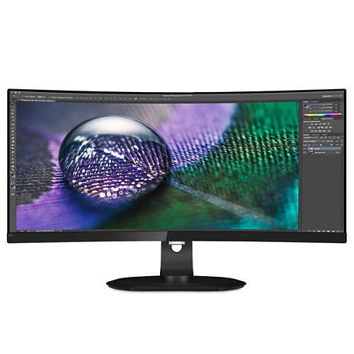 Monitor 34 349P7FUBEB MVA Curved HDMI DP USB-C