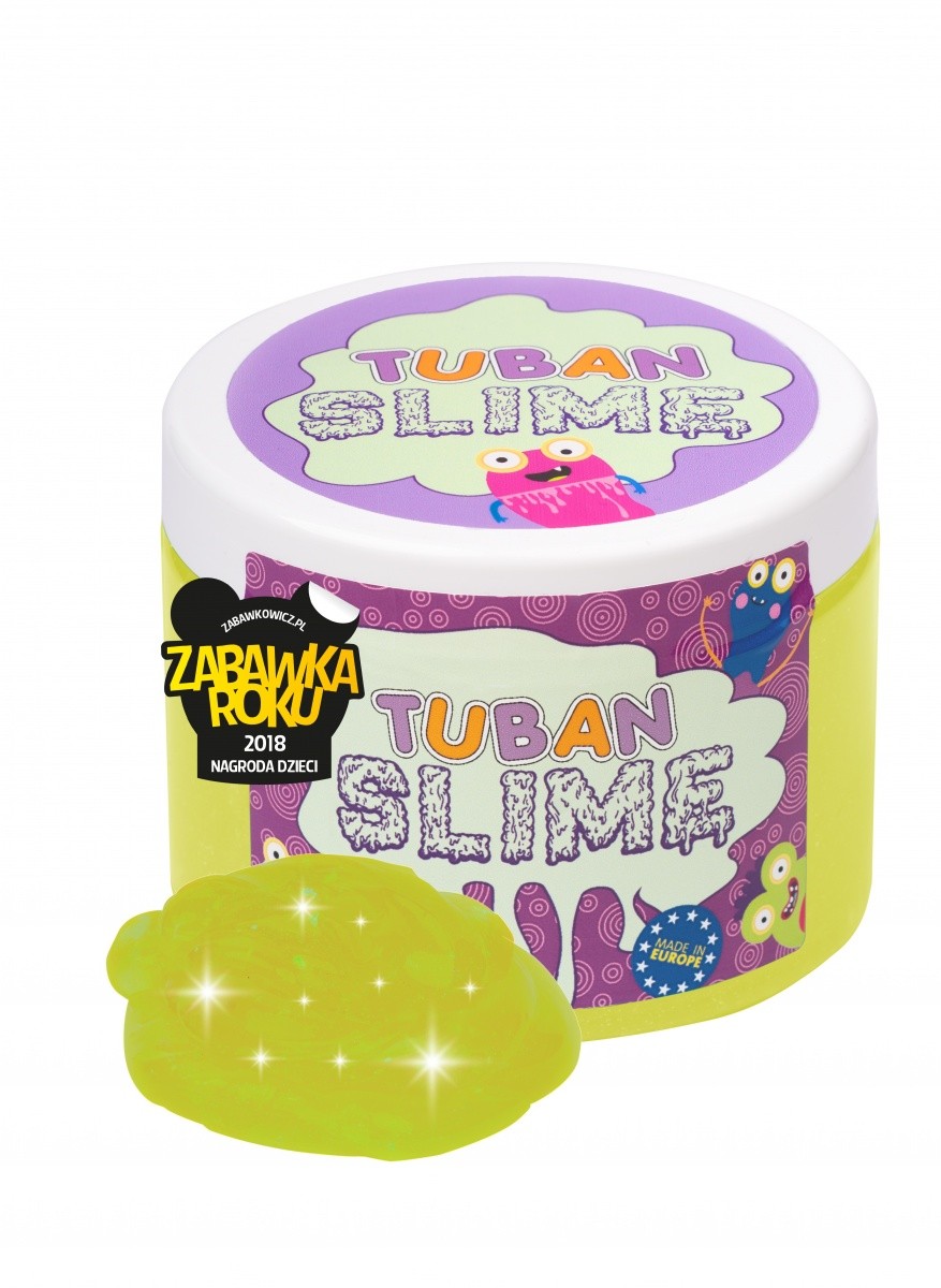 Masa plastyczna Super Slime - Brokat neon żółty 0,5 kg