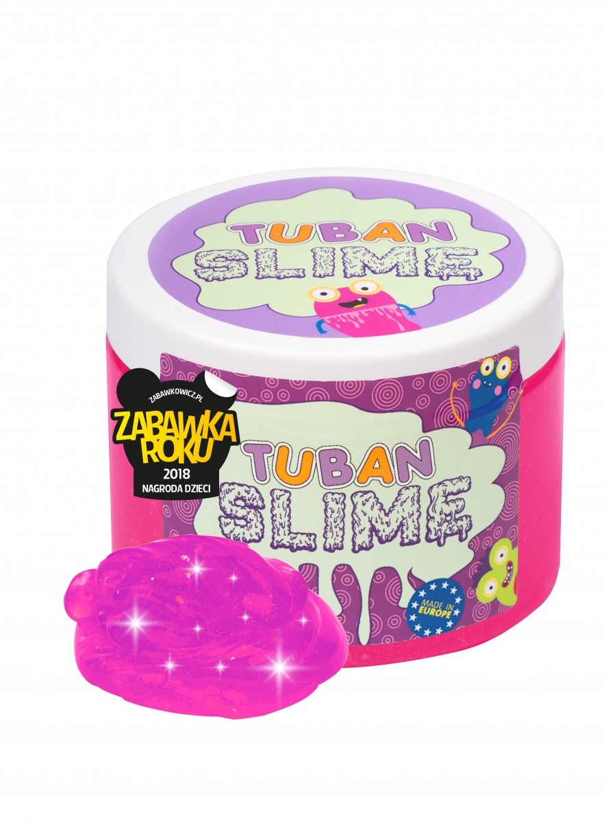 Masa plastyczna Super Slime - Brokat neon różowy 0,5 kg