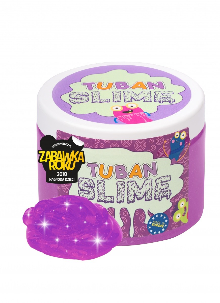 Masa plastyczna Super Slime - Brokat neon fioletowy 0,5 kg