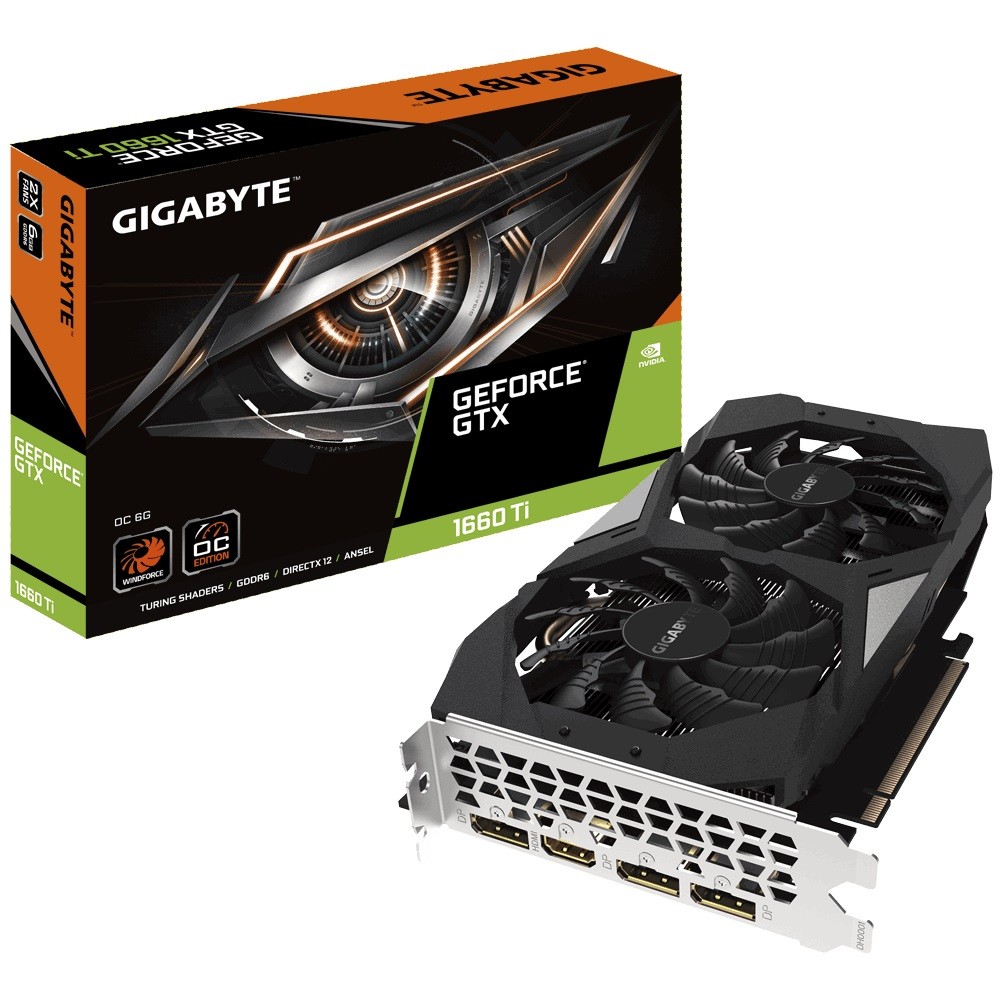 Karta graficzna GeForce GTX 1660 Ti OC 6G 192bit GDDR6 3DP/HDMI