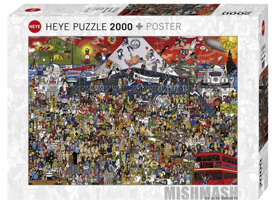 Puzzle 2000 elementów - Historia muzki 