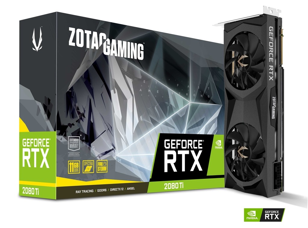 Karta graficzna GeForce RTX 2080 Ti 11GB GDDR6 352BIT 3DP/HDMI/USB-C