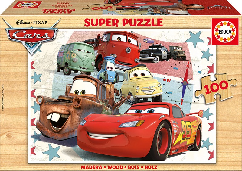 Puzzle 100 elementów New Cars