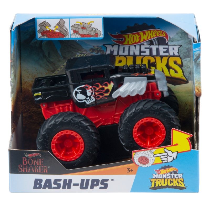 Pojazd z kraksą Monster Trucks GCF95